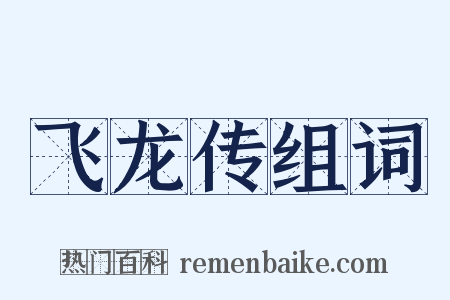 飞龙传组词是什么意思的图片